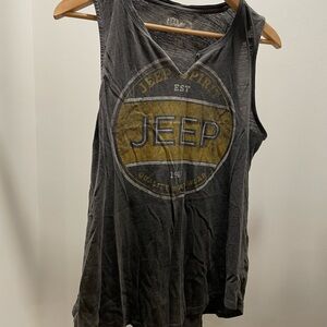 Jeep Charcoal Tank Top